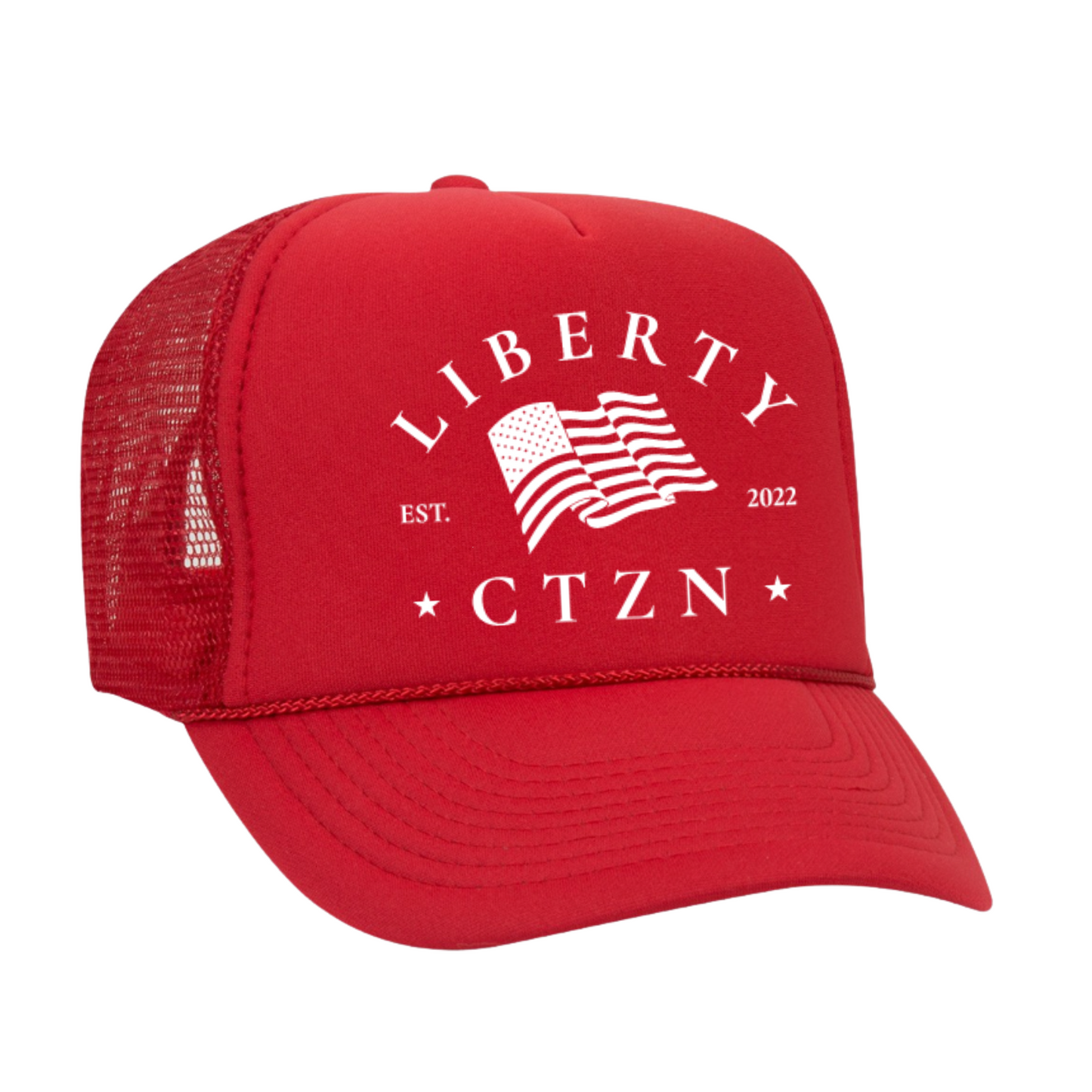 Liberty CTZN Trucker Hat - Red