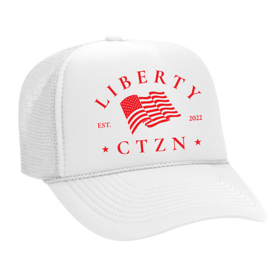 Liberty CTZN Trucker Hat - White